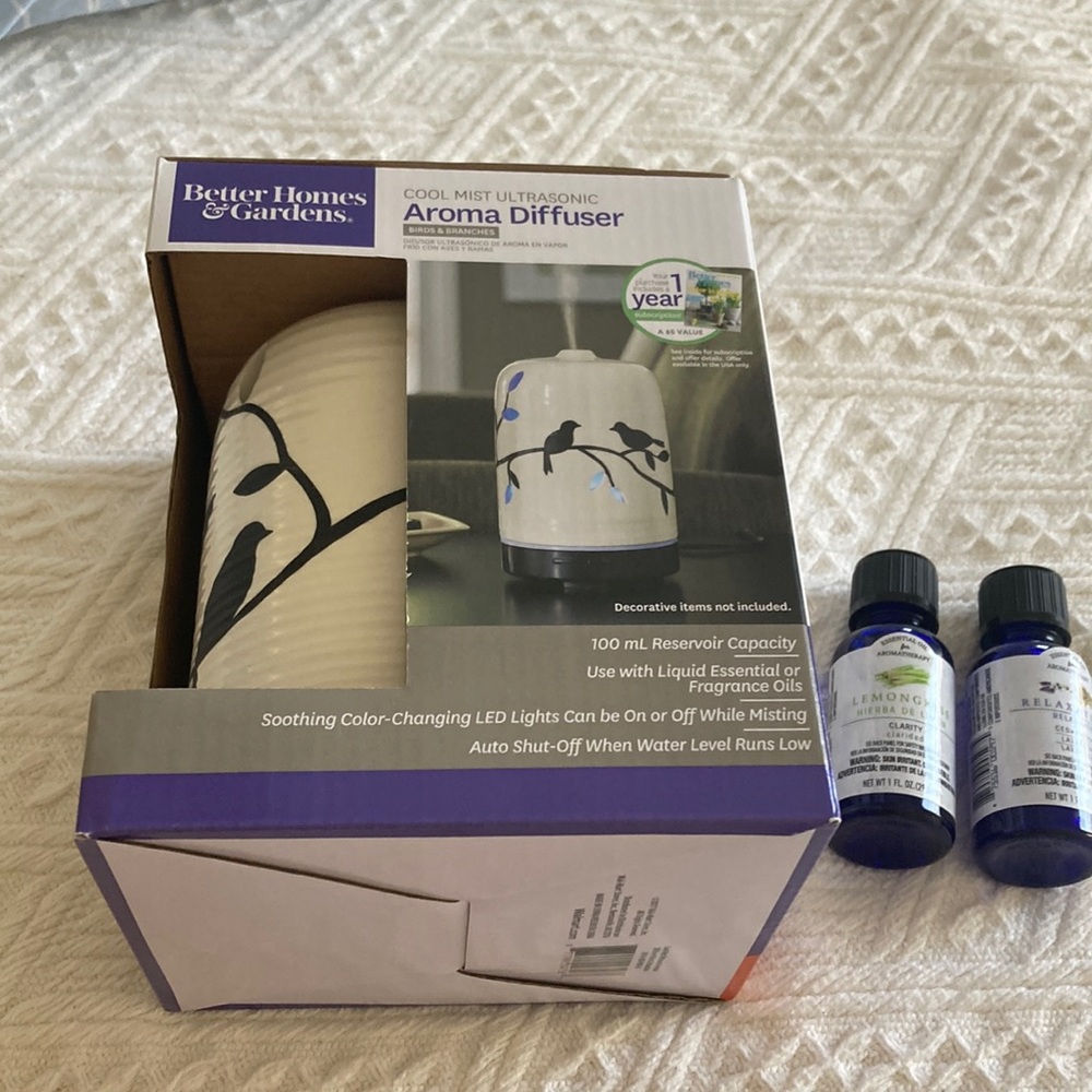 Cool mist ultrasonic aroma diffuser